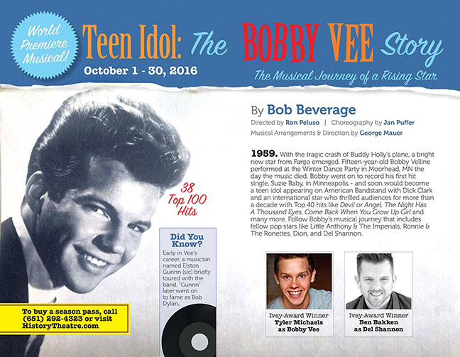 BOBBY VEE – from 15 Year Old  Buddy Holly Fill-in to Enduring Rock and Roll Star #BobbyVee